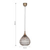 lampa wisząca SORAYA 365440104 Trio | Sklep z lampami