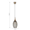 lampa wisząca SORAYA 365420104 Trio | Sklep z lampami