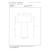 lampa stołowa LEEROY 03548/50/41 Lucide | Sklep z lampami lampa stołowa LEEROY 03548/50/41 Lucide | Sklep z lampami