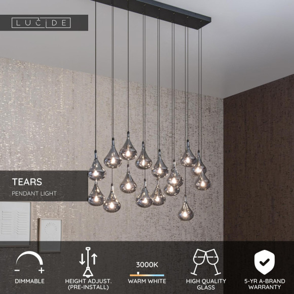 lampa wisząca TEARS 70434/16/30 Lucide | Sklep z lampami