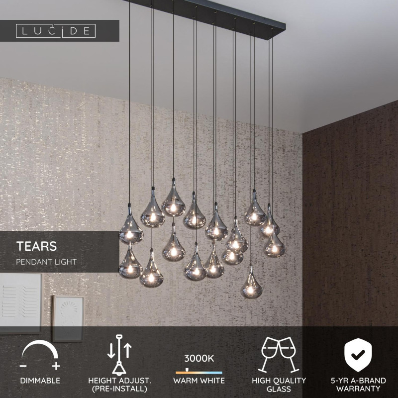 lampa wisząca TEARS 70434/16/30 Lucide | Sklep z lampami