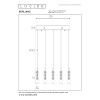 lampa wisząca BERLIANE 00430/20/60 Lucide | Sklep z lampami