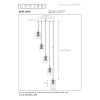 lampa wisząca BERLIANE 00430/21/60 Lucide | Sklep z lampami