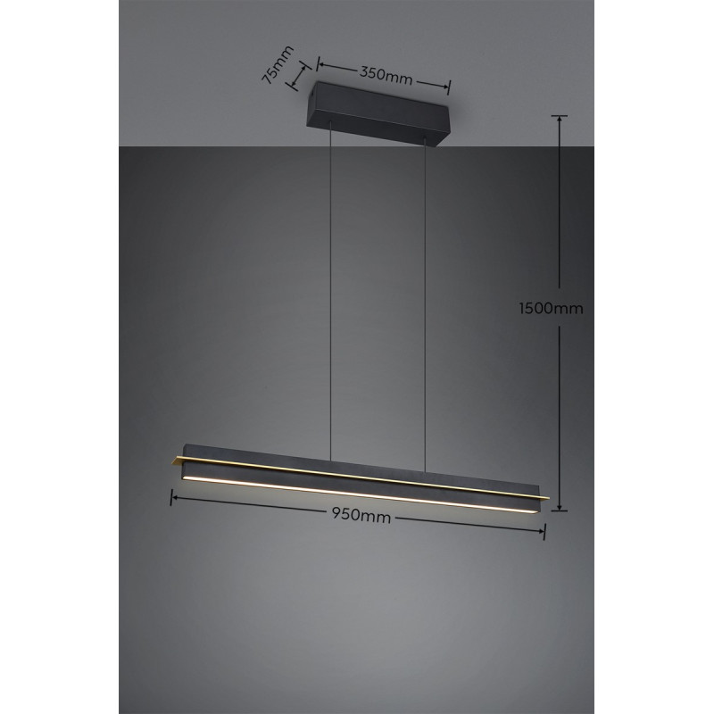 lampa wisząca EMERSON 346710180 Trio | Sklep z lampami