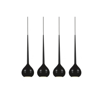 Lampa wisząca Aga 4 Wiszaca Black AZ1067 | Azzardo