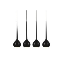 Lampa wisząca Aga 4 Wiszaca Black AZ1067 | Azzardo