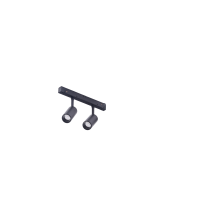 ALFA NIKKI 2 TRACK MAGNETIC 2x3W 3000K BK/BK | Azzardo