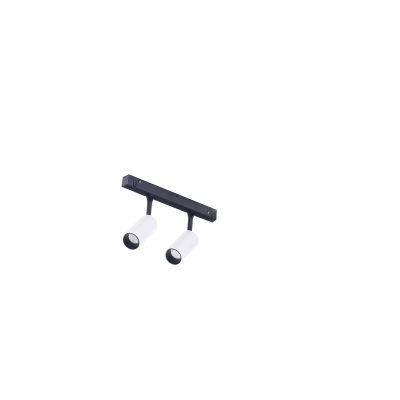 ALFA NIKKI 2 TRACK MAGNETIC 2x3W 3000K WH/BK | Azzardo