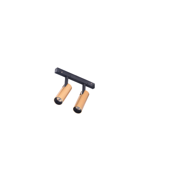ALFA NIKO 2 TRACK MAGNETIC 2x7W 3000K GO/BK | Azzardo ALFA NIKO 2 TRACK MAGNETIC 2x7W 3000K GO/BK | Azzardo