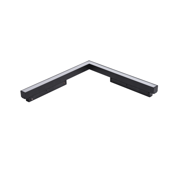 ALFA SAGA TRACK MAGNETIC CORNER A 24W 4000K BK | Azzardo