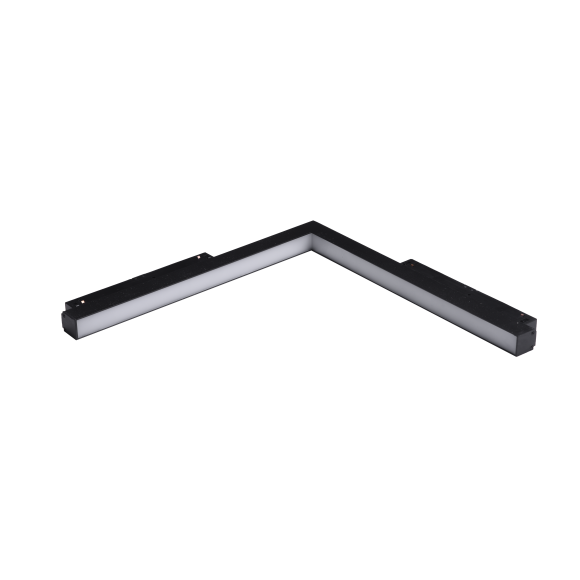 ALFA SAGA TRACK MAGNETIC CORNER B 24W 3000K BK | Azzardo