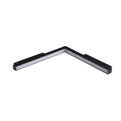 ALFA SAGA TRACK MAGNETIC CORNER B 24W 3000K BK | Azzardo