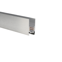 ALFA TRACK MAGNETIC52 1m + 2x END CAP ANODISED SILVER | Azzardo