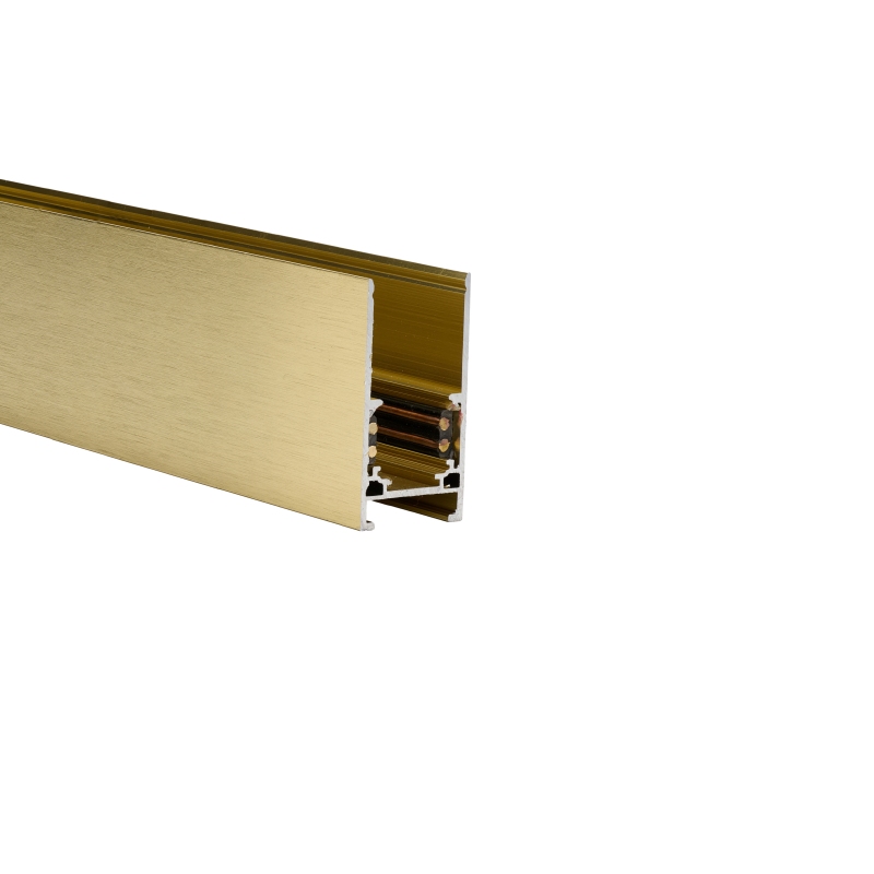 ALFA TRACK MAGNETIC52 2m + 2x END CAP ANODISED GOLD | Azzardo