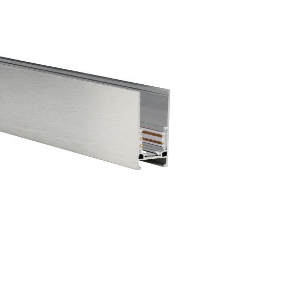 ALFA TRACK MAGNETIC52 3m + 2x END CAP ANODISED SILVER | Azzardo ALFA TRACK MAGNETIC52 3m + 2x END CAP ANODISED SILVER | Azzardo