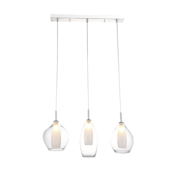 Lampa Amber Milano 3 Clear AZ3075 | Azzardo