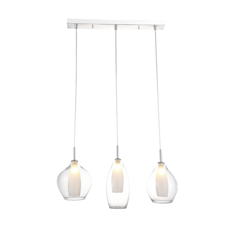 Lampa Amber Milano 3 Clear AZ3075 | Azzardo