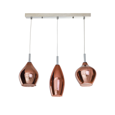 Lampa Amber Milano 3 Copper AZ3078 | Azzardo