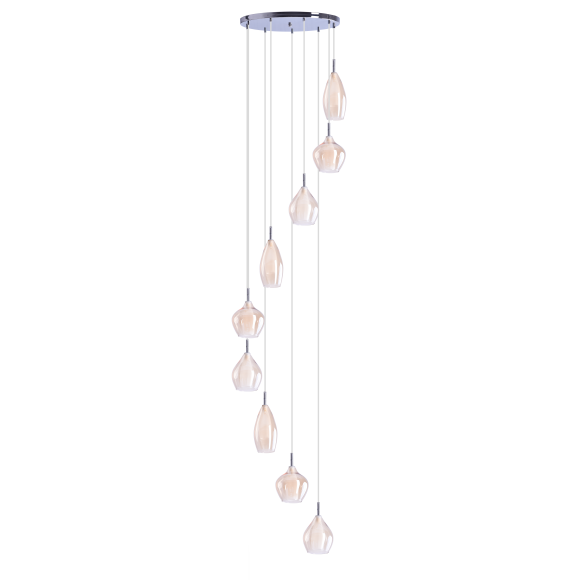 Lampa Amber Milano 9 Brass AZ4014 | Azzardo