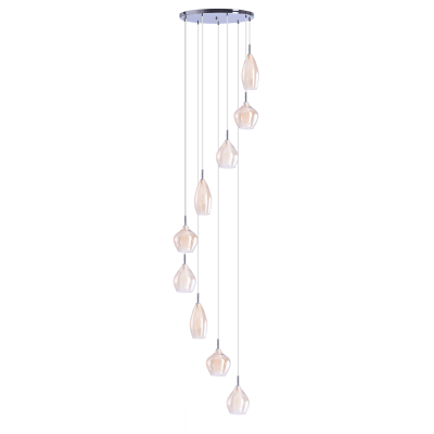 Lampa Amber Milano 9 Brass AZ4014 | Azzardo