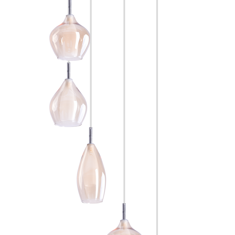 Lampa Amber Milano 9 Brass AZ4014 | Azzardo