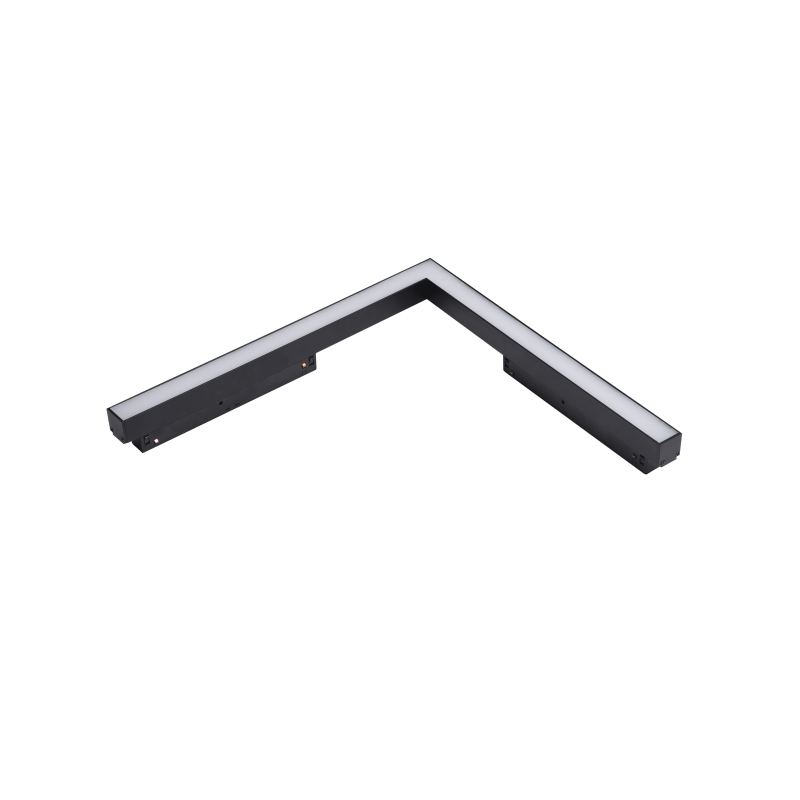 Lampa Alfa Saga Track Magnetic Corner A 24W 3000K Bk | Azzardo