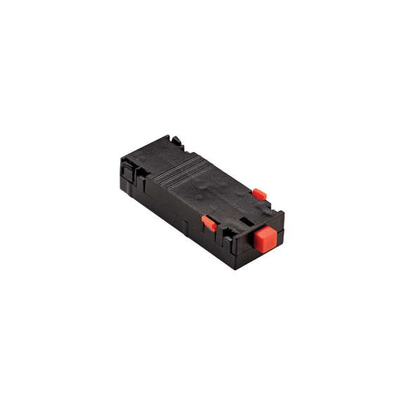 BETA TRACK MAGNETIC 230V STRAIGHT CONNECTOR ELECTRIC BK | Azzardo