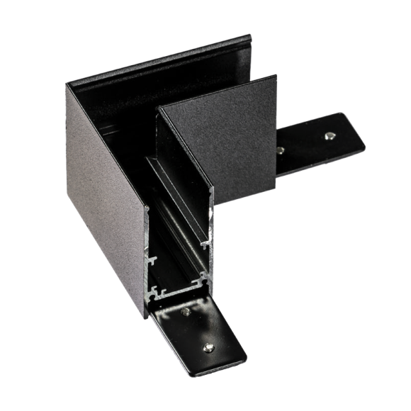 BETA TRACK MAGNETIC57 230V CORNER90 A BK | Azzardo