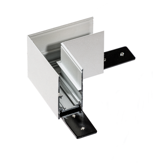 BETA TRACK MAGNETIC57 230V CORNER90 A WH | Azzardo