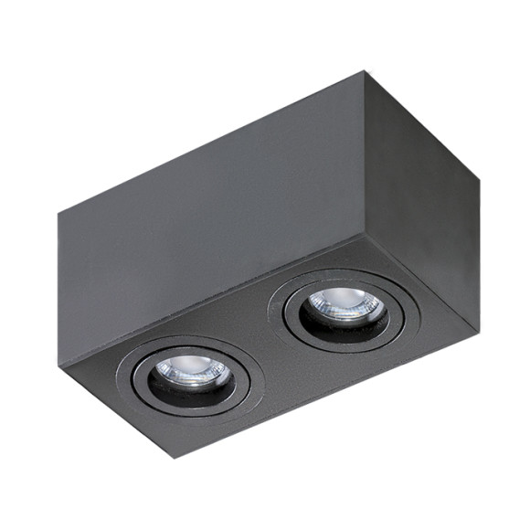 Lampa Brant 2 Square Black AZ2827 | Azzardo