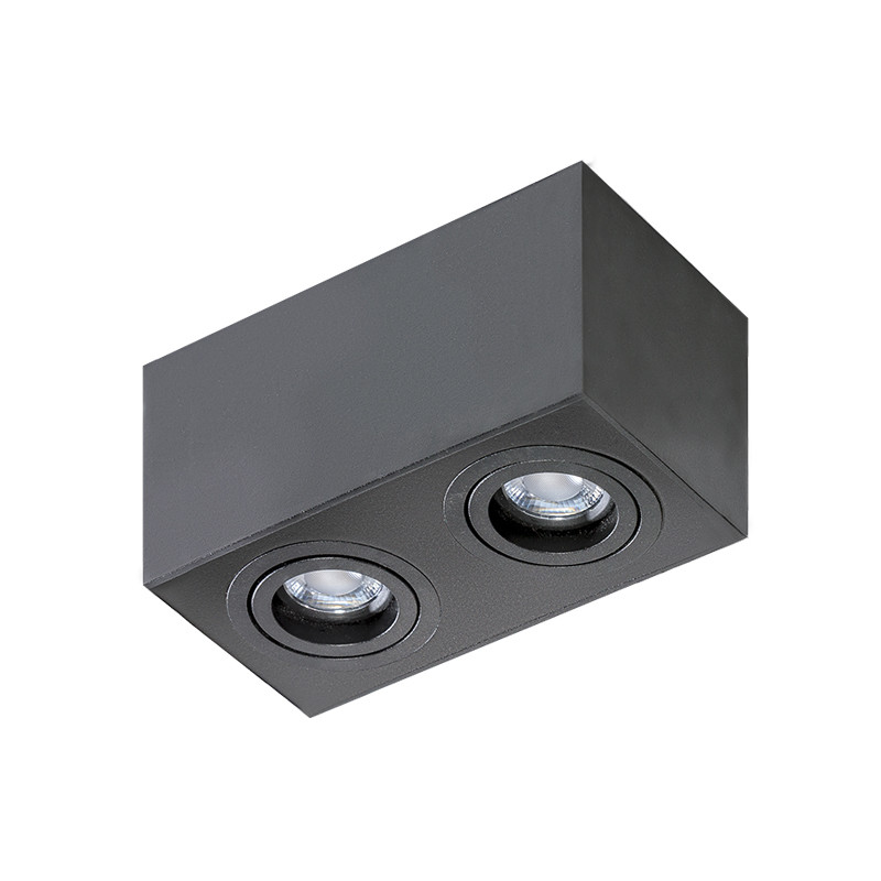 Lampa Brant 2 Square Black AZ2827 | Azzardo