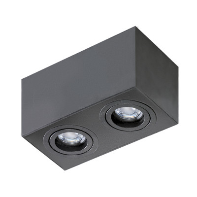 Lampa Brant 2 Square Black AZ2827 | Azzardo