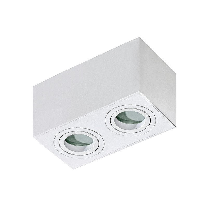 Lampa Brant 2 Square Ip44 White AZ2823 | Azzardo