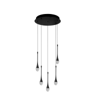 Lampa Dalma 5 Round Bk AZ6007 | Azzardo