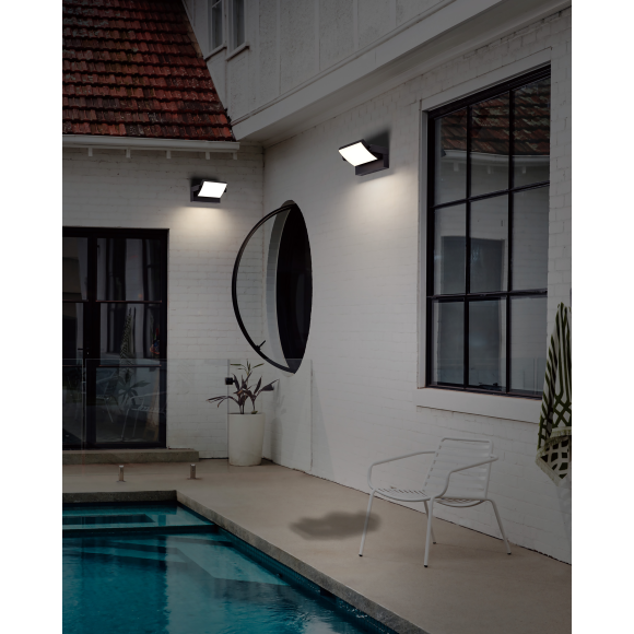 Lampa Durante Ip54 Sensor 4000K Bk AZ5340 | Azzardo