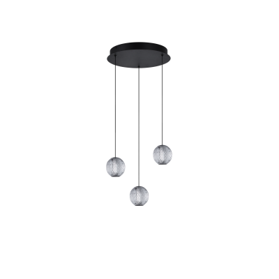 Lampa Edem 3 Round Bk AZ6019 | Azzardo