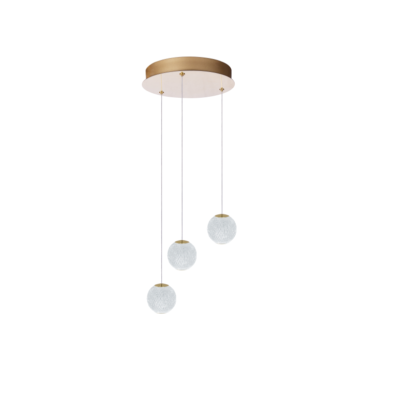 Lampa Edem 3 Round Go AZ6020 | Azzardo