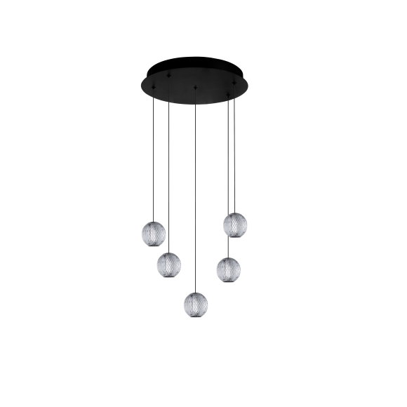 Lampa Edem 5 Round Bk AZ6017 | Azzardo