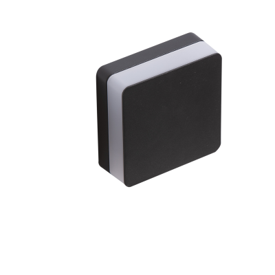 ENOK SQUARE WALL 3000K BK | Azzardo
