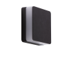 ENOK SQUARE WALL 3000K BK | Azzardo