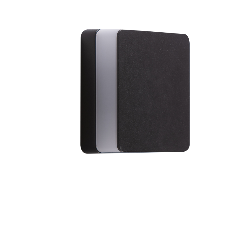 ENOK SQUARE WALL 3000K BK | Azzardo