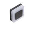 ENOK SQUARE WALL 3000K BK | Azzardo