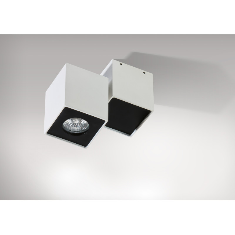FLAVIO 1 WH/BK PLAFON | Azzardo