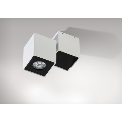 FLAVIO 1 WH/BK PLAFON | Azzardo