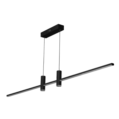 Lampa Gerardo Pendant Cct Dimm Bk + Remote Control | Azzardo