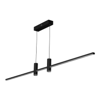 Lampa Gerardo Pendant Cct Dimm Bk + Remote Control | Azzardo