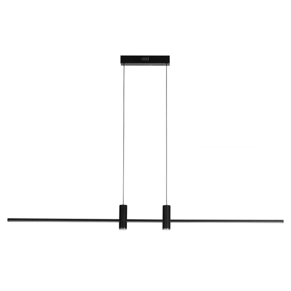 Lampa Gerardo Pendant Cct Dimm Bk + Remote Control | Azzardo