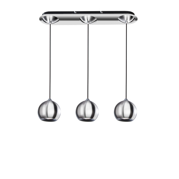 Lampa wisząca Gulia 3 Chrom Wiszaca AZ0637 | Azzardo
