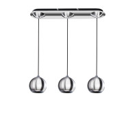 Lampa wisząca Gulia 3 Chrom Wiszaca AZ0637 | Azzardo