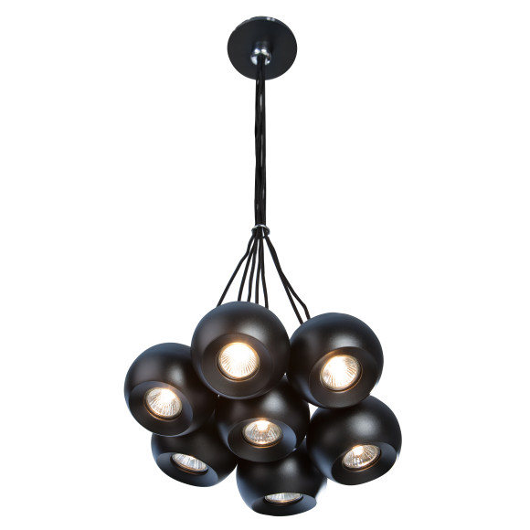 Lampa wisząca Gulia 7 Black Wiszaca AZ0635 | Azzardo